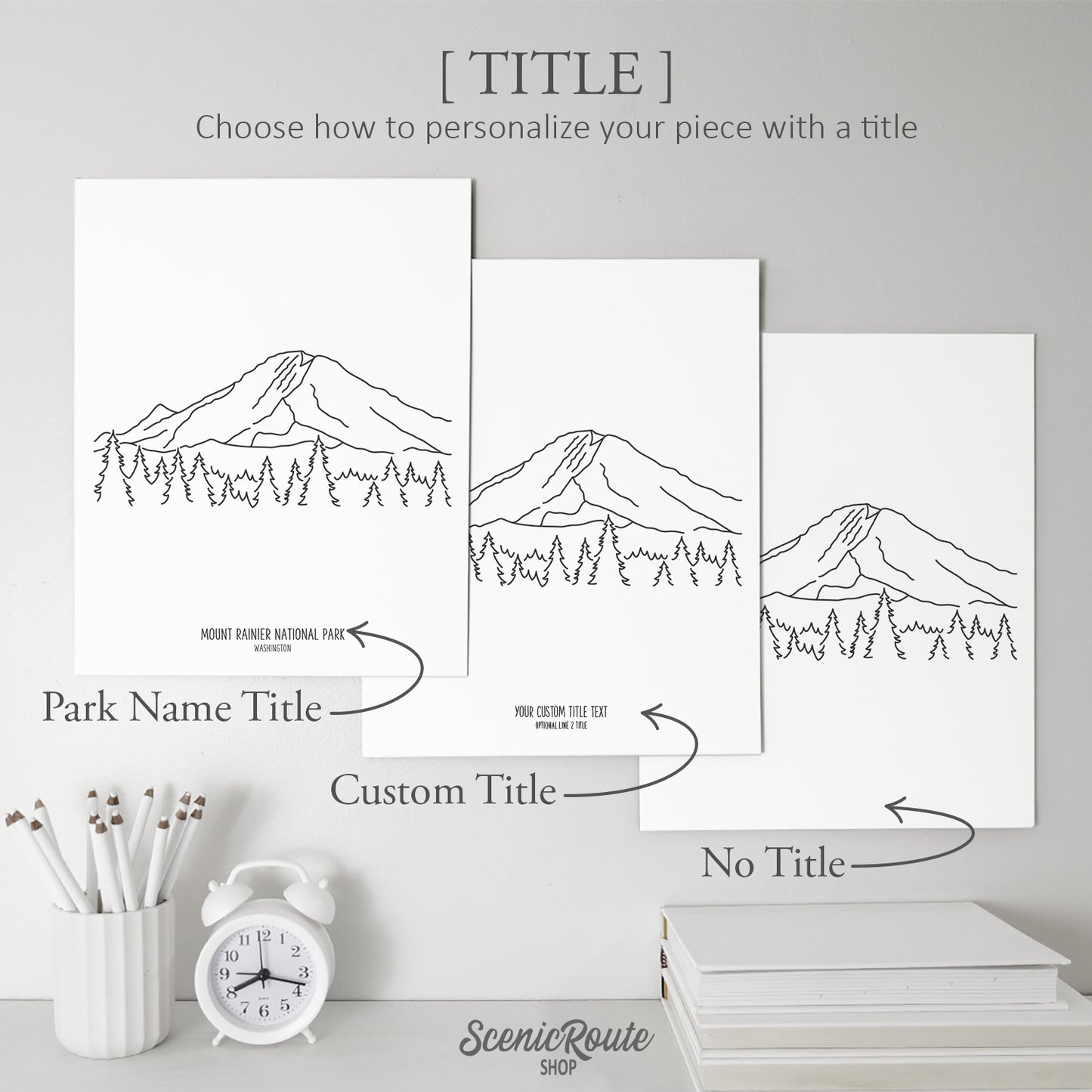 Mount Rainier National Park, Washington Art Print