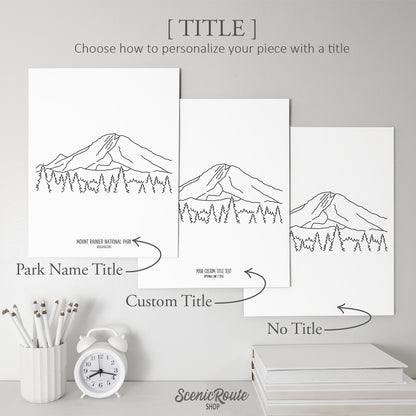Mount Rainier National Park, Washington Art Print