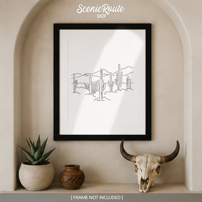 Saguaro National Park, Arizona Art Print