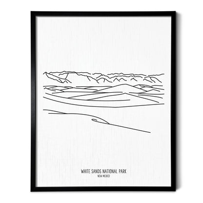 White Sands National Park, New Mexico Art Print