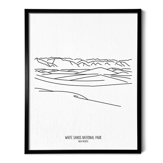 White Sands National Park, New Mexico Art Print
