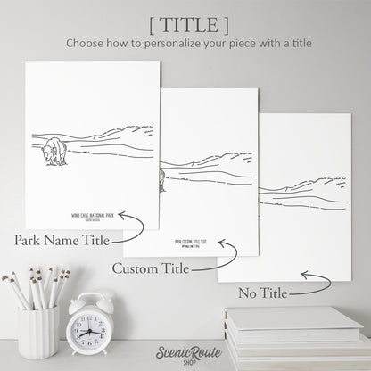 Wind Cave National Park, South Dakota Art Print
