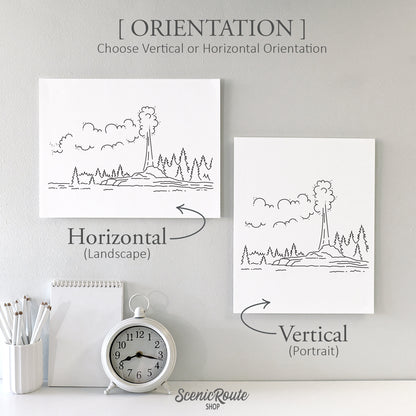 Yellowstone National Park, Wyoming & Montana Art Print