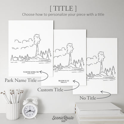 Yellowstone National Park, Wyoming & Montana Art Print