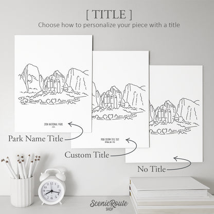 Zion National Park, Utah Art Print