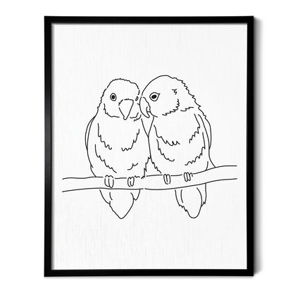 Love Birds Art Print