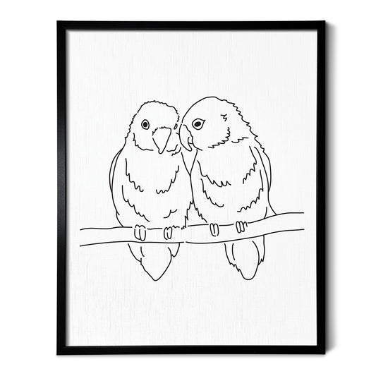 Love Birds Art Print