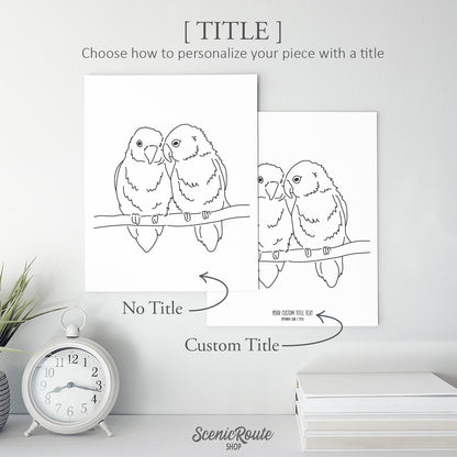 Love Birds Art Print