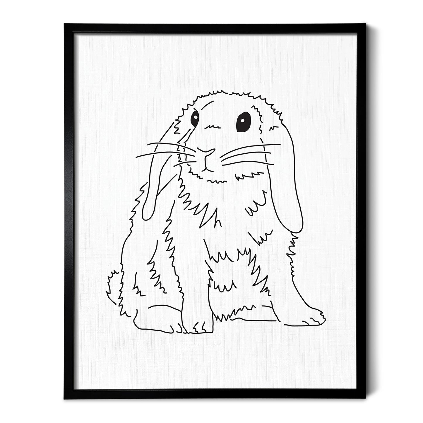 Mini Lop Rabbit Art Print