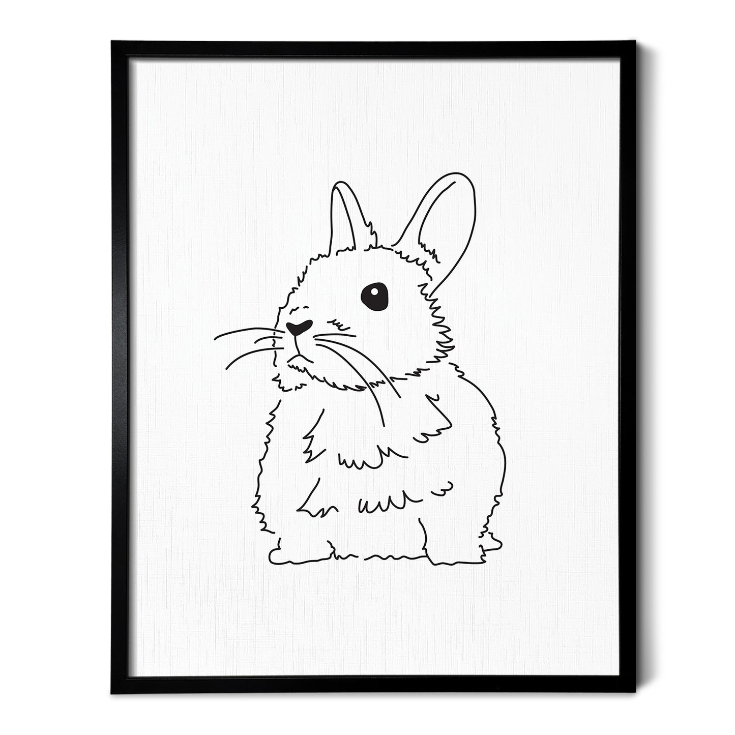 Netherland Dwarf Rabbit Art Print