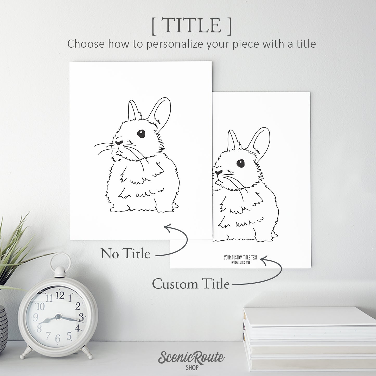 Netherland Dwarf Rabbit Art Print