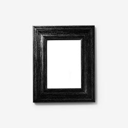 a black picture frame
