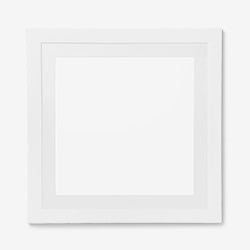 a white picture frame