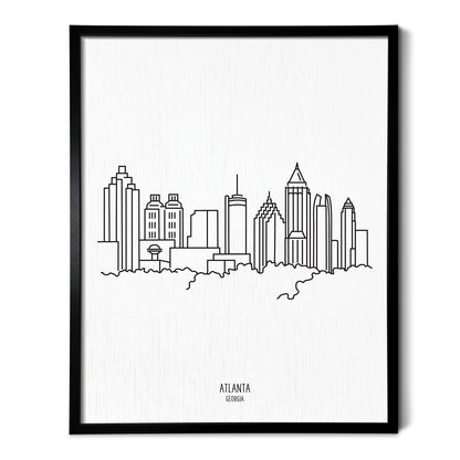 Atlanta Georgia Skyline Art Print