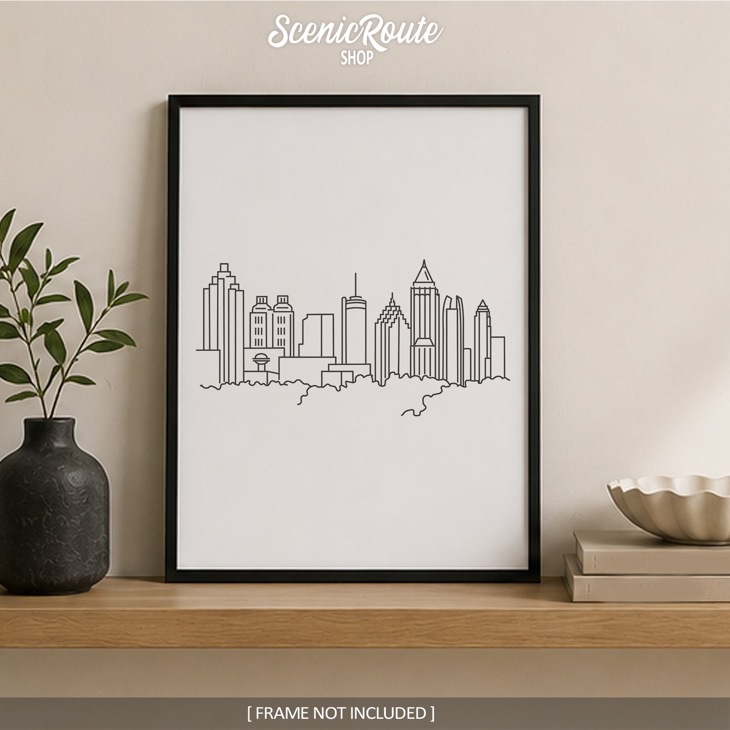 Atlanta Georgia Skyline Art Print