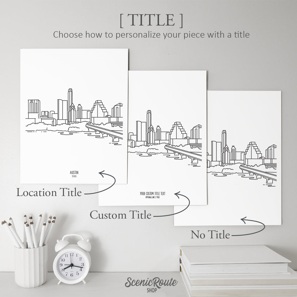 Austin Texas Skyline Art Print