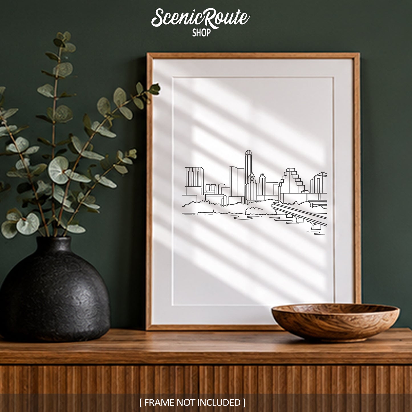 Austin Texas Skyline Art Print
