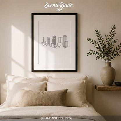 Birmingham Alabama Skyline Art Print
