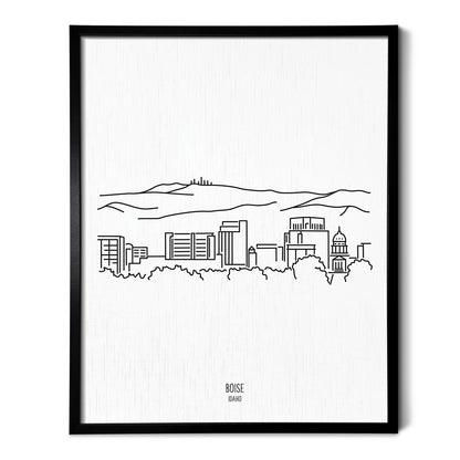 Boise Idaho Skyline Art Print