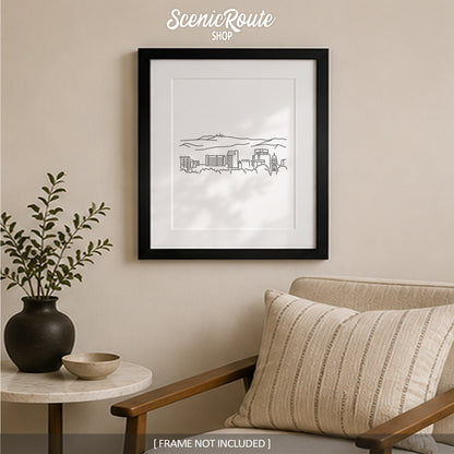 Boise Idaho Skyline Art Print