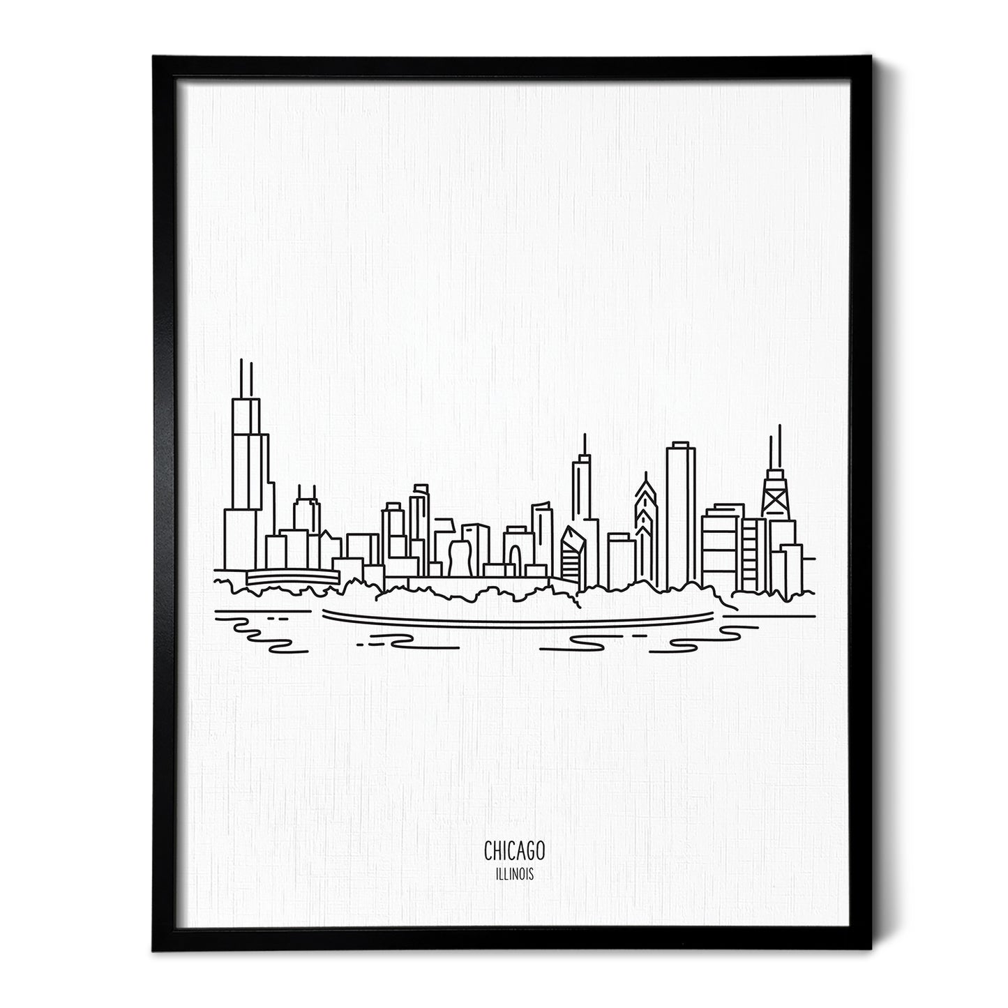 Chicago Illinois Skyline Art Print