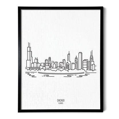 Chicago Illinois Skyline Art Print