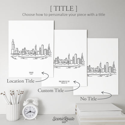 Chicago Illinois Skyline Art Print