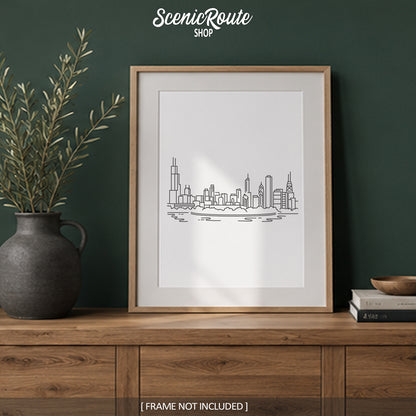 Chicago Illinois Skyline Art Print