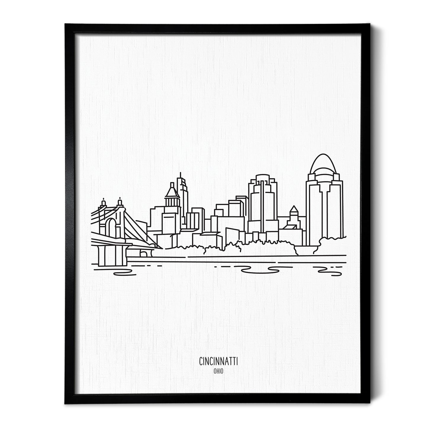 Cincinnati Ohio Skyline Art Print
