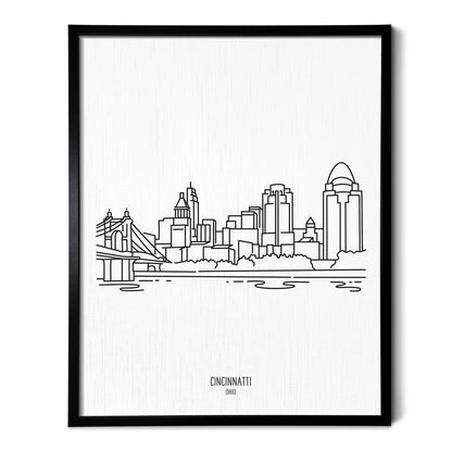 Cincinnati Ohio Skyline Art Print