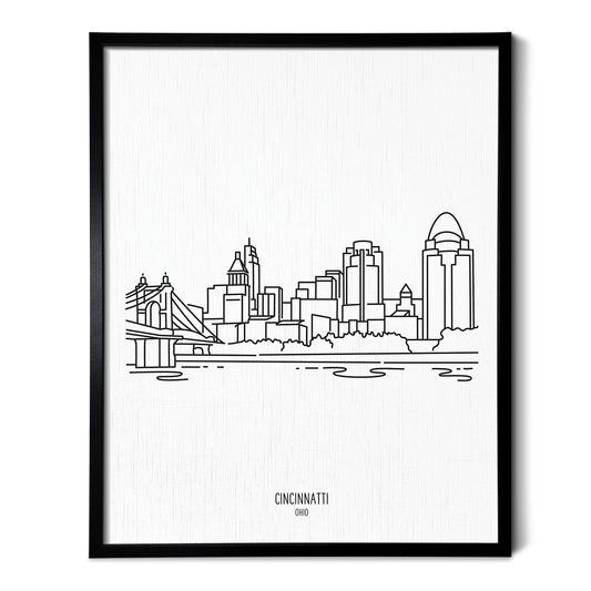 Cincinnati Ohio Skyline Art Print