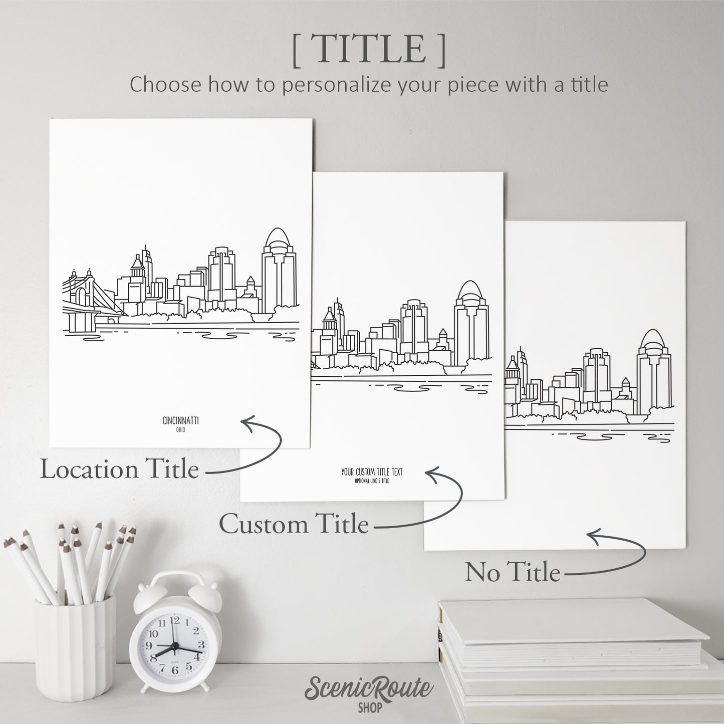 Cincinnati Ohio Skyline Art Print