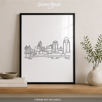 Cincinnati Ohio Skyline Art Print