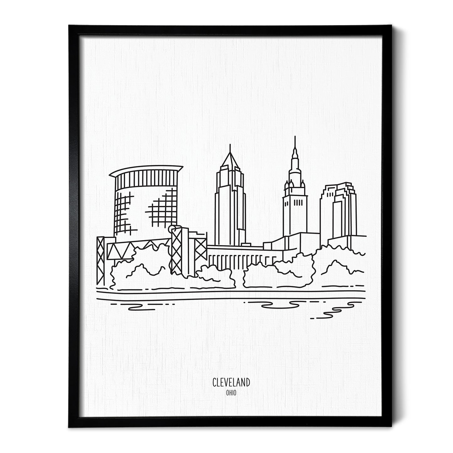 Cleveland Ohio Skyline Art Print