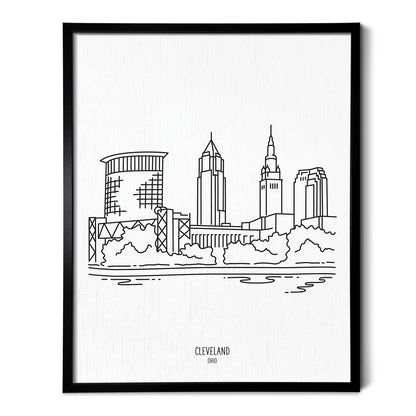 Cleveland Ohio Skyline Art Print