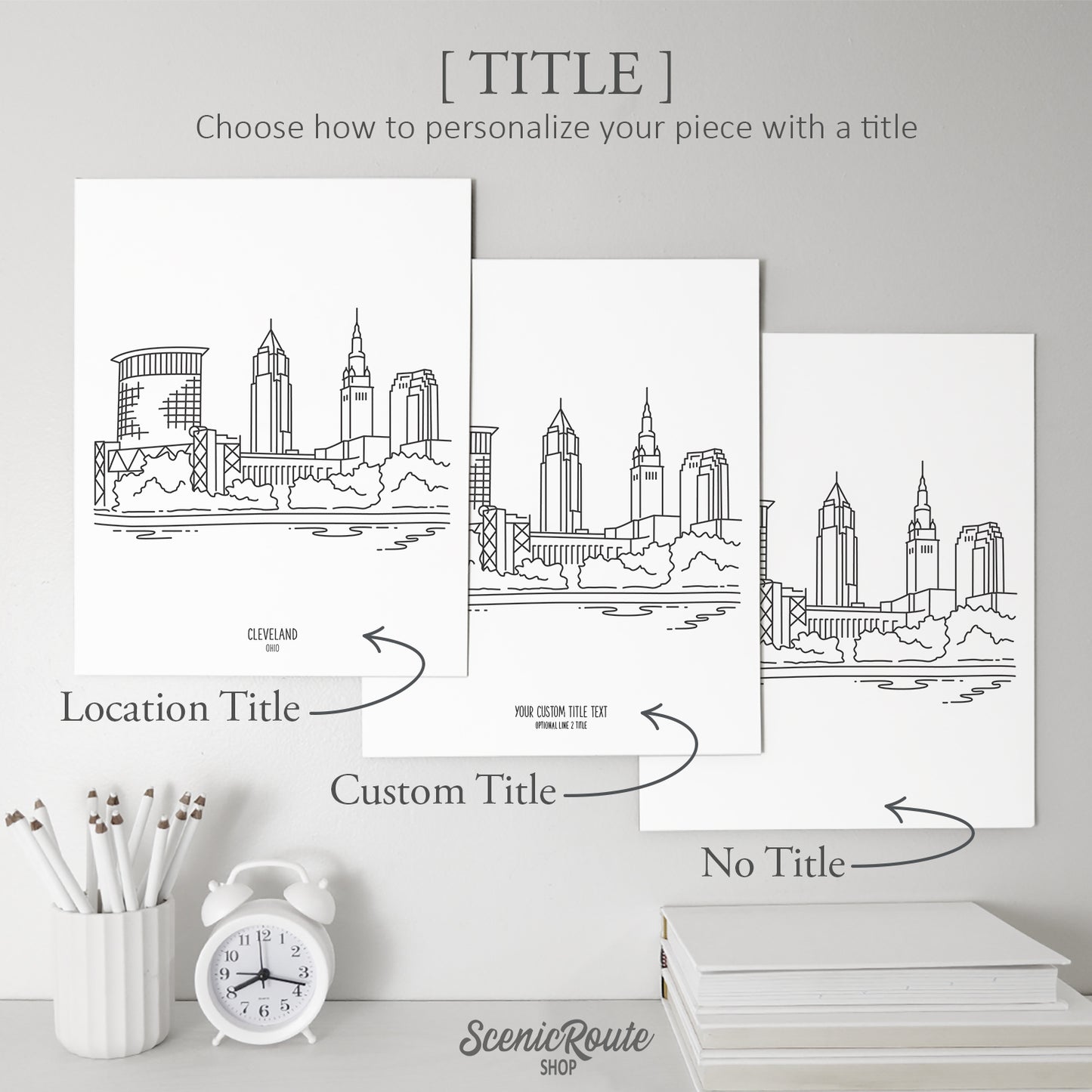 Cleveland Ohio Skyline Art Print