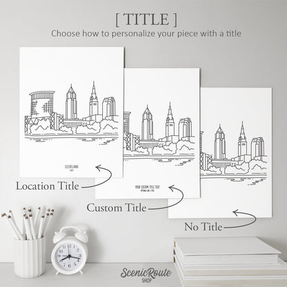 Cleveland Ohio Skyline Art Print