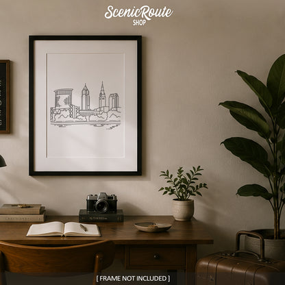 Cleveland Ohio Skyline Art Print
