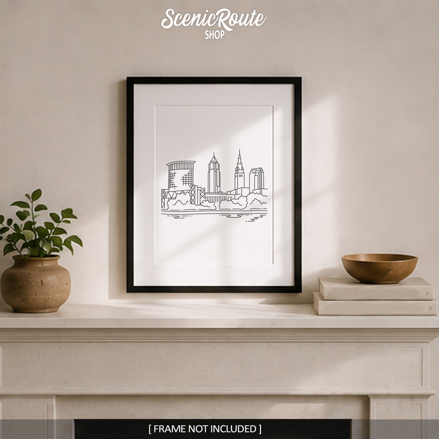 Cleveland Ohio Skyline Art Print
