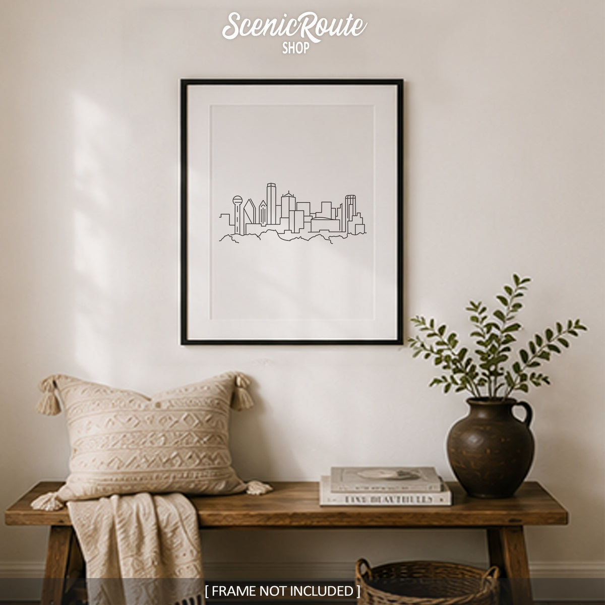 Dallas Texas Skyline Art Print