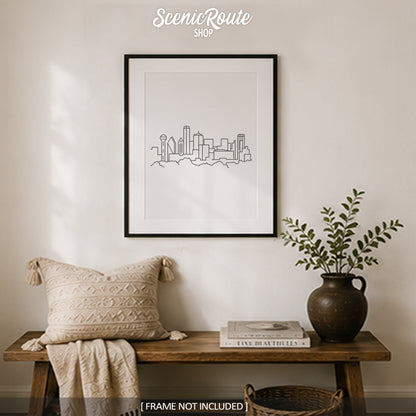 Dallas Texas Skyline Art Print