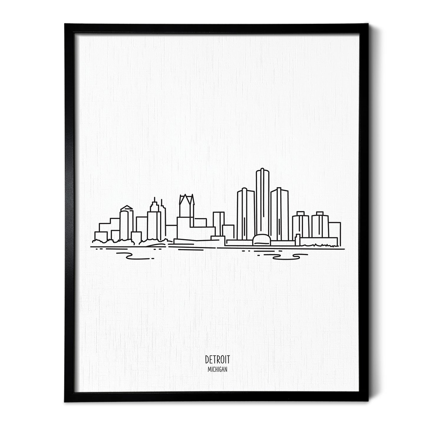 Detroit Michigan Skyline Art Print