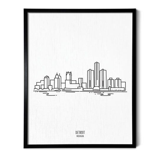 Detroit Michigan Skyline Art Print