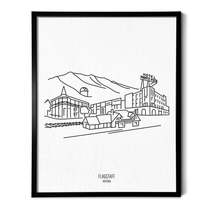 Flagstaff Arizona Skyline Art Print