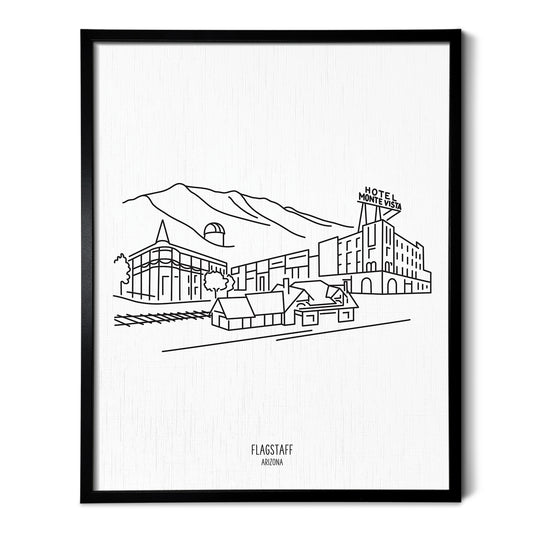 Flagstaff Arizona Skyline Art Print