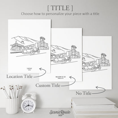 Flagstaff Arizona Skyline Art Print