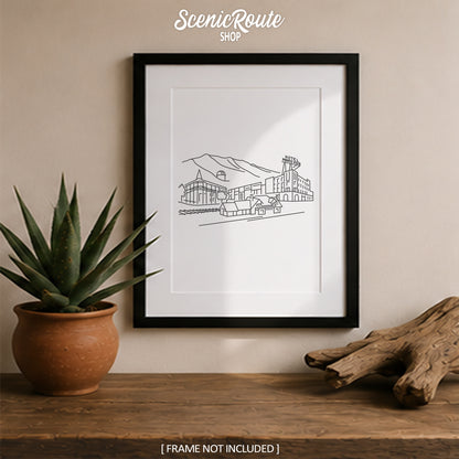 Flagstaff Arizona Skyline Art Print
