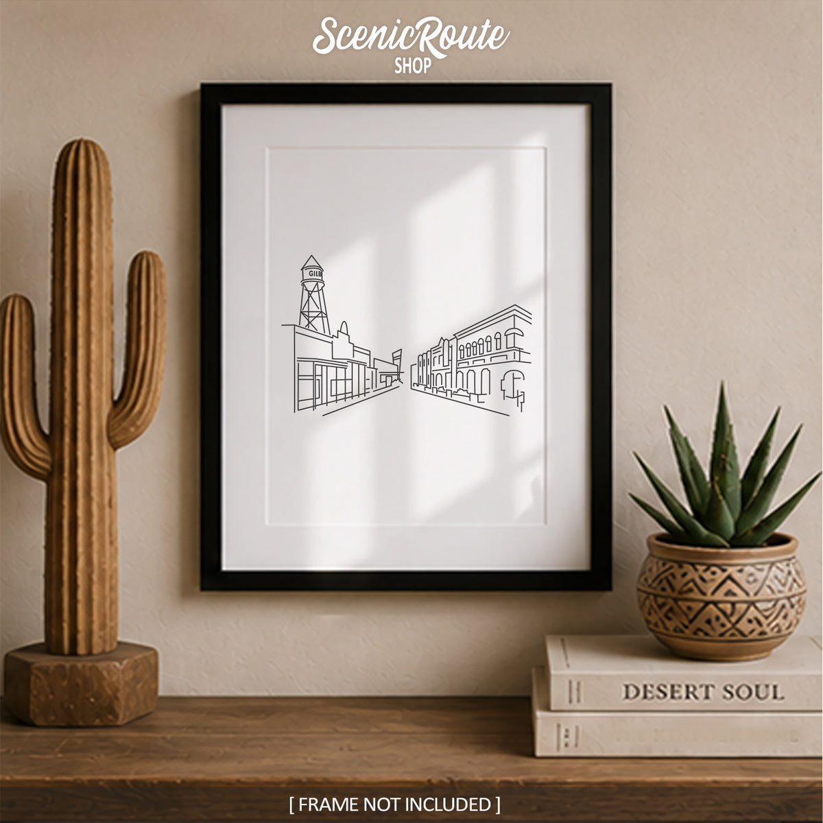 Gilbert Arizona Skyline Art Print