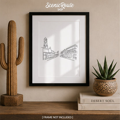 Gilbert Arizona Skyline Art Print