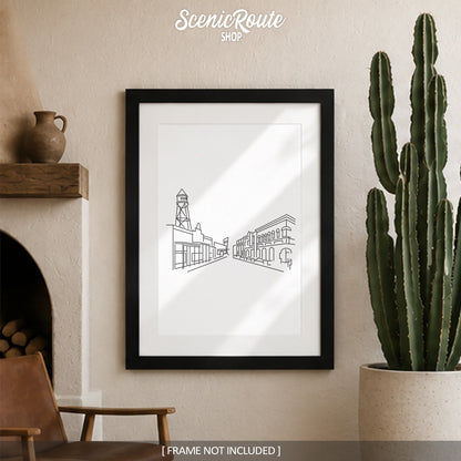 Gilbert Arizona Skyline Art Print